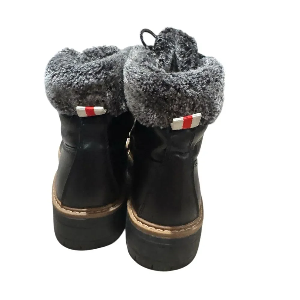 Anjou Femme Black and Gray Winter hiking ,walking Boots
